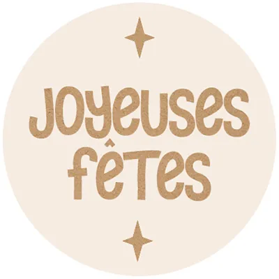 Assortiment étiquettes adhésives Joyeuses Fêtes ø 35 mm - Paquet de 500 - Étiquettes cadeaux adhésives-4