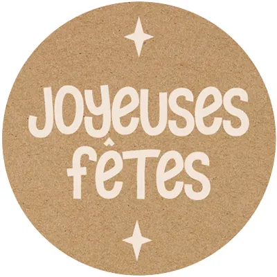 Assortiment étiquettes adhésives Joyeuses Fêtes ø 35 mm - Paquet de 500 - Étiquettes cadeaux adhésives-5