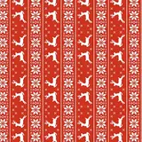 Papier cadeau jacquard rouge & blanc 70 cm x 100 m 80 g/m² – Le rouleau - Papiers cadeaux Noël