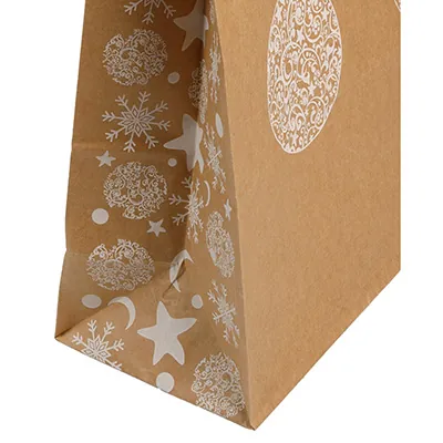Sacs kraft à motif de Noël Natale - Sacs kraft à motifs-2