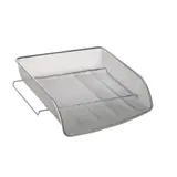 Corbeille à courrier métalmesh gris 35 x 34 x 6,5 cm  - Déstockage