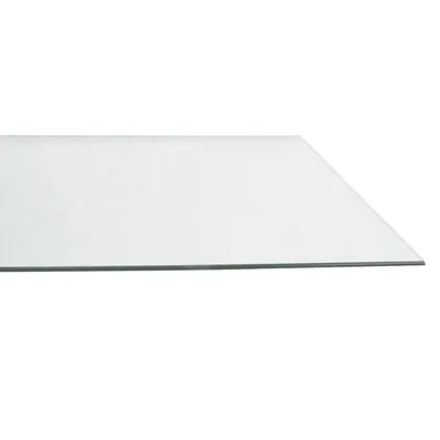 Tablette transparente verre trempé pour rayonnage magasin 90 x 40 cm, ép. 8 mm - Verre clair - Lot de 2 - Tablettes Verre