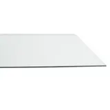 Tablette transparente verre trempé pour rayonnage magasin 90 x 40 cm, ép. 8 mm - Verre clair - Lot de 2 - Tablettes Verre