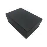 Boîte cadeau noire carton kraft 15 x 21 x 8 cm - Paquet de 4 - Black Friday