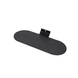 Tablette chaussure pour panneau rainuré - noir - L25xP10cm - Tablettes pour panneaux rainurés