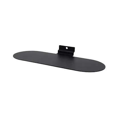 Tablette chaussure pour panneau rainuré - noir - L25xP10cm - Tablettes pour panneaux rainurés-3