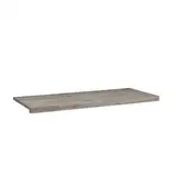 Tablette bois pin massif brun gris 100 x 41,8 cm, ép. 18 mm - Ligne Authentique