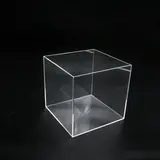 Cube de présentation transparent PMMA 20 x 20 x 20 cm - Cube plexi - Cube acrylique