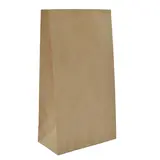Sac SOS kraft brun 13 x 7 x 24 cm 75 g/m² – Sac kraft sans poignée - Lot de 250