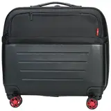Trolley valise porte-documents à roulettes - coque noir / rouge - Porte-blocs, Sacoches, Trolleys
