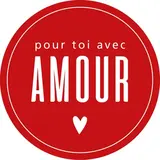 Etiquette Saint Valentin Amour ø 35 mm Rouge / Blanc - Sticker Saint Valentin - Rouleau de 500 - Étiquettes cadeaux adhésives