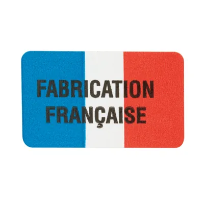 Étiquette adhésive FABRICATION FRANÇAISE 32 x 19 mm - Boîte de 500 - Étiquettes cadeaux adhésives