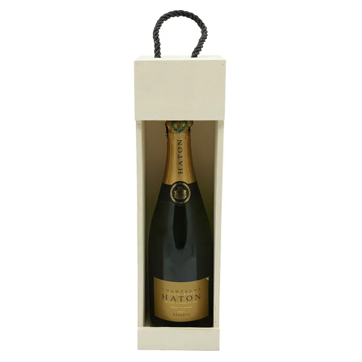 Coffret bouteille bois ouvert en façade 10,8 x 37,5 cm - 1 bouteille - Lot de 5 - Coffrets pour bouteilles de vin, Boîtes pour bouteilles de vin-3