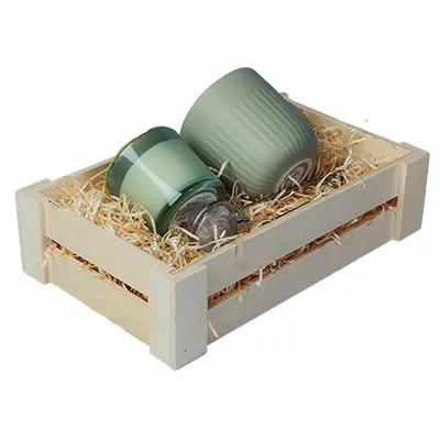 Cagette bois naturel 27,5 x 17,5 x 7 cm - Barquettes bois, Cagettes bois -2