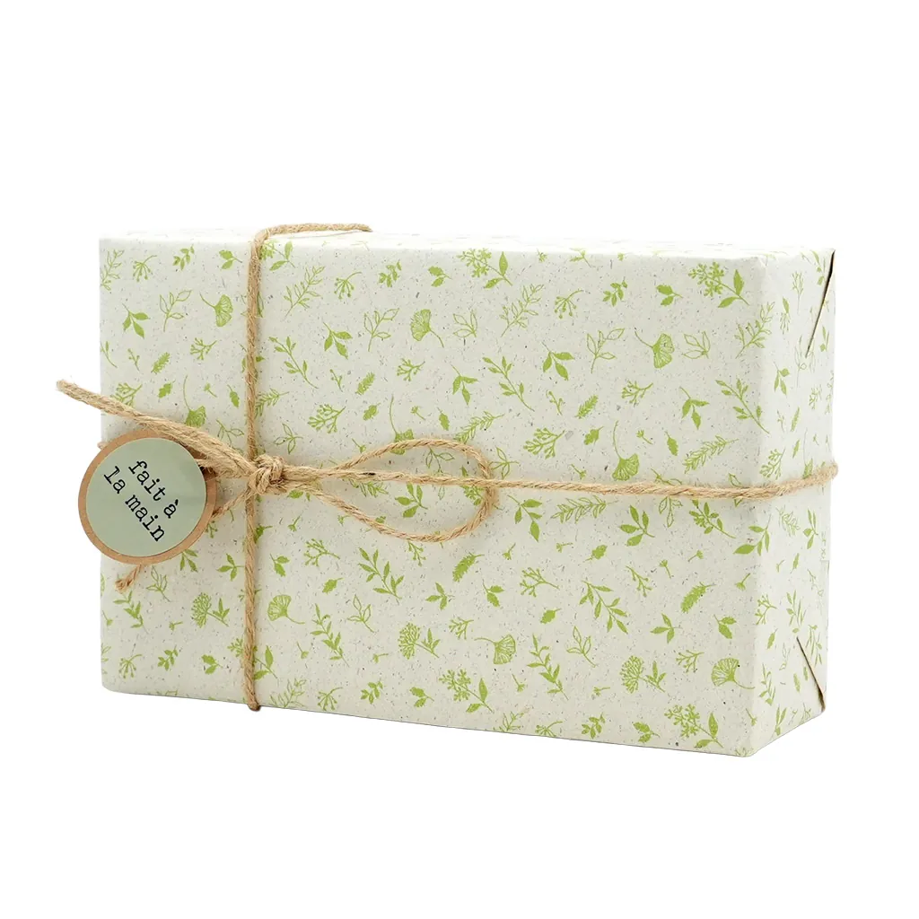 Papier cadeau Herbier Jane - Papiers cadeaux kraft à motifs-2