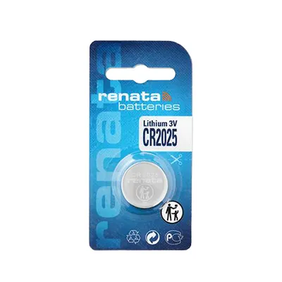 Pile bouton lithium CR2025 3V 160mAh 20 mm - Renata - Piles-2