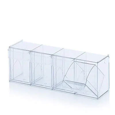Bac 4 tiroirs basculants 60 x 16,8 x 20,7 cm - Blocs tiroirs-2
