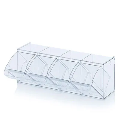 Bac 4 tiroirs basculants 60 x 16,8 x 20,7 cm - Blocs tiroirs-4