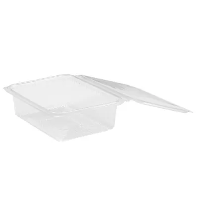 Barquette avec couvercle charnière 750 ml 18,2 x 14,2 x 5,5 cm - Barquette plastique - Lot de 50 - Barquettes plastique-2