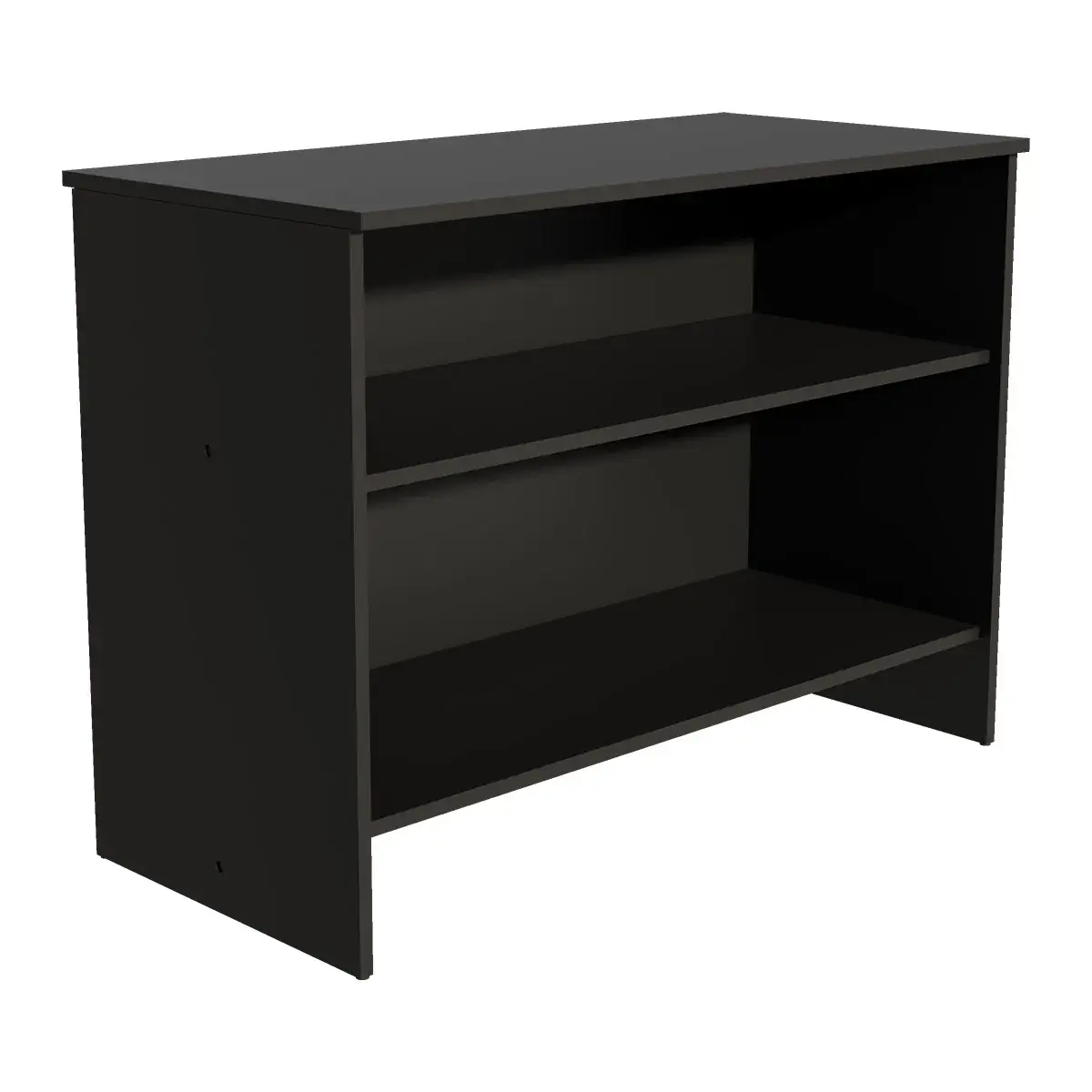 Comptoir d'accueil noir mat 88 x 120 x 52 cm - Comptoirs One-2