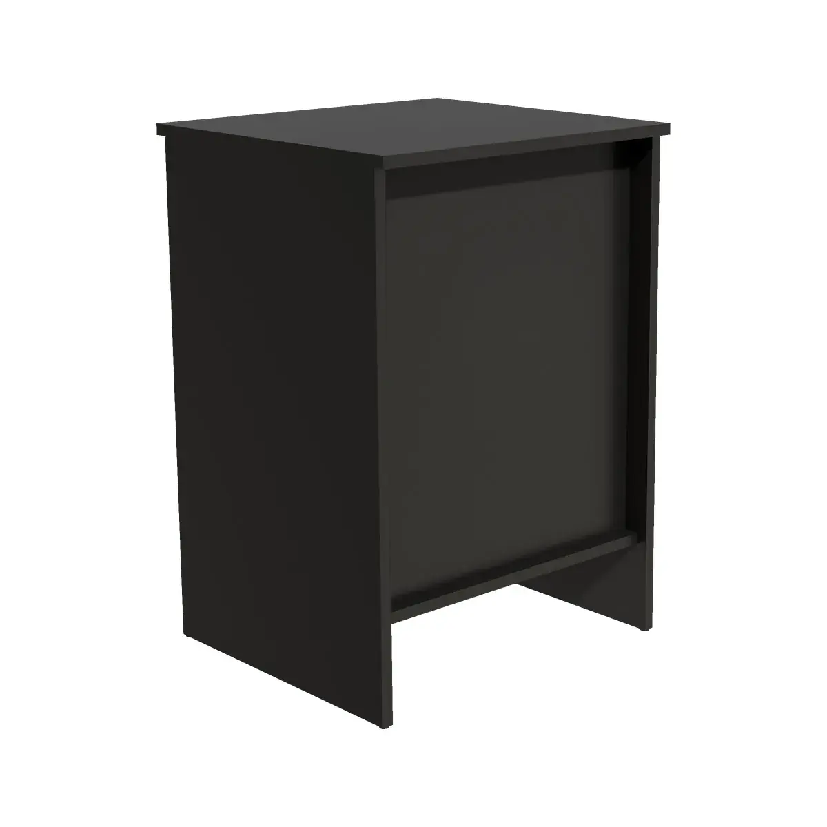 Comptoir d'accueil noir mat 604 x 570 x 870 mm - Comptoirs One