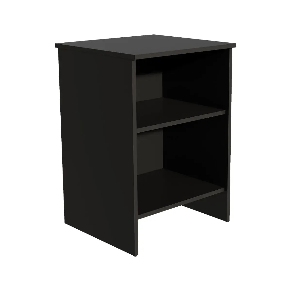 Comptoir d'accueil noir mat 604 x 570 x 870 mm - Comptoirs One-2