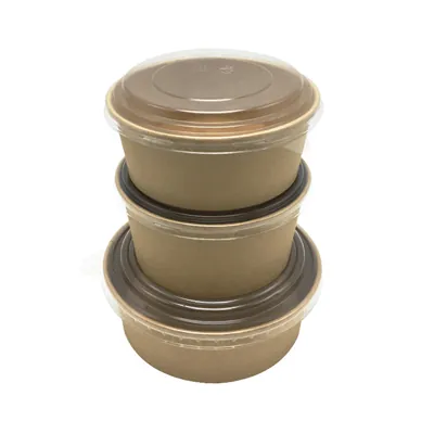 Couvercle plastique pour bol salade rond ø 18,5 cm - Lot de 50 - Boîtes salade, Bols salade-4
