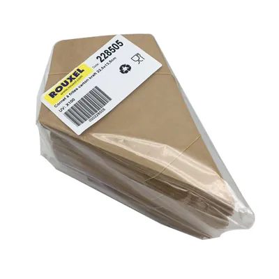 Cornet de frites carton kraft 13,5 x 22,5 cm - Pochette frites - Lot de 100 - Barquettes frites, Cornets frites-4