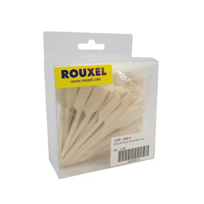 Pique bambou Golf 9 cm - Pic bambou Golf - Brochette bambou Golf - Lot de 100 - Touillettes bois, Piques à brochettes et Pailles carton-2