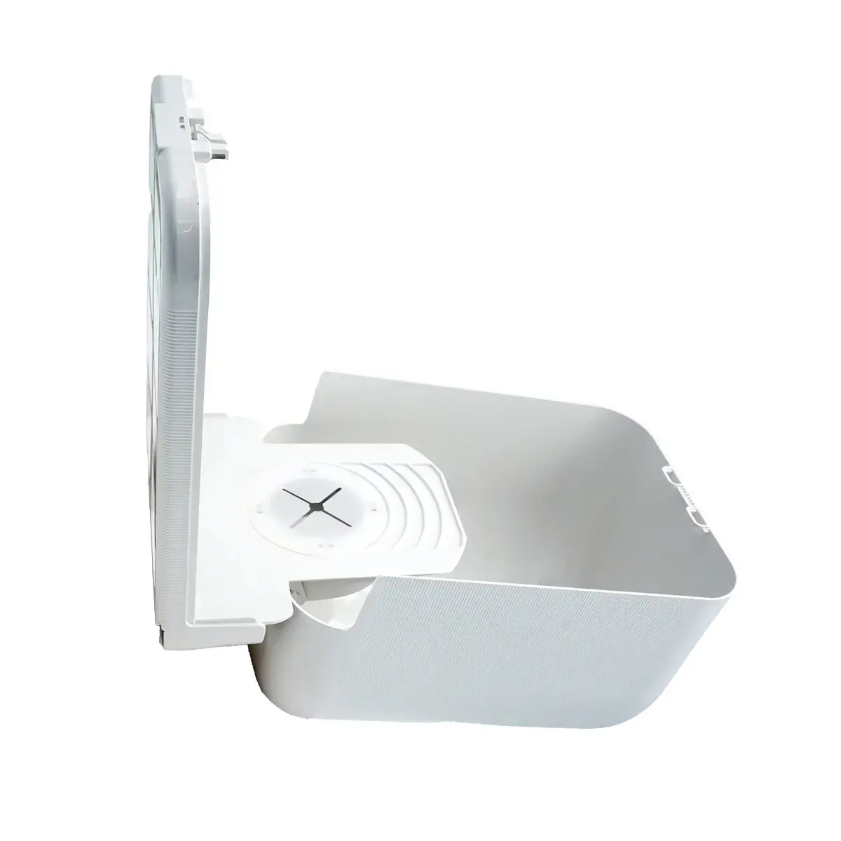 Distributeur de papier ABS ø 22 x H 31 cm - Blanc - Dévidoirs hygiène-4
