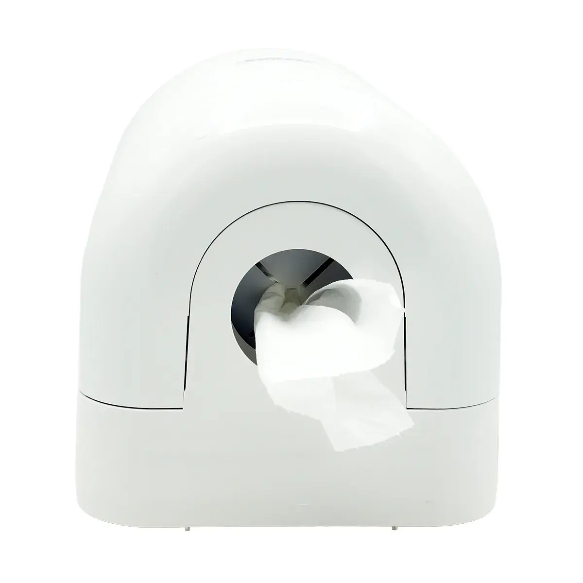 Distributeur de papier ABS ø 22 x H 31 cm - Blanc - Dévidoirs hygiène-6