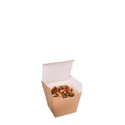 Pot à pâtes carton 450 ml - Emballage pasta box - Brun - Lot de 50 - Pots à soupe, Boîtes à pâtes