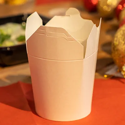 Pot à pâtes carton 450 ml - Emballage pasta box - Brun - Lot de 50 - Pots à soupe, Boîtes à pâtes-2