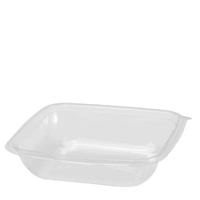 Bol salade 750 ml plastique transparent 19 x 19 x 4,5 cm - Bol plastique - Lot de 50 - Saladiers