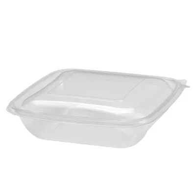 Bol salade 750 ml plastique transparent 19 x 19 x 4,5 cm - Bol plastique - Lot de 50 - Saladiers-3