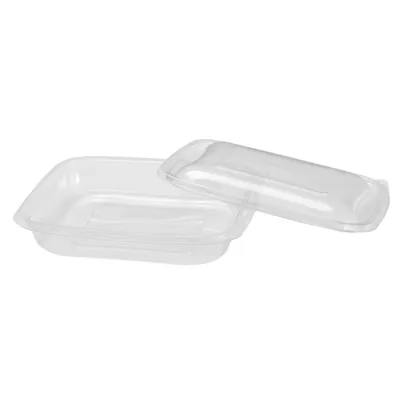 Bol salade 500 ml plastique transparent 19 x 19 x 3,2 cm - Bol plastique - Lot de 50 - Boîtes salade, Bols salade-2