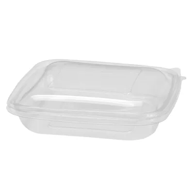 Bol salade 500 ml plastique transparent 19 x 19 x 3,2 cm - Bol plastique - Lot de 50 - Boîtes salade, Bols salade-3