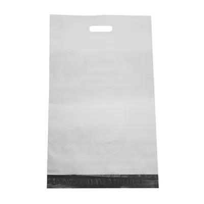 Pochette d'expédition avec poignée LDPE 33 x 45 cm - Enveloppe d'expédition - Paquet de 50 - Pochettes d'expédition plastique