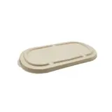 Couvercle pour boîte repas 24 x 13,5 x 1,1 cm fibre végétale - Lot de 50 - Déstockage