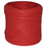Raphia synthétique rouge - Bobine de 200m - Bolducs, Raphias et Rubans St Valentin
