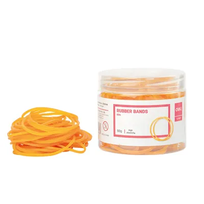 Bracelet élastique caoutchouc blonds fins 70 x 1,8 mm 50g - Bracelets élastiques caoutchouc-2