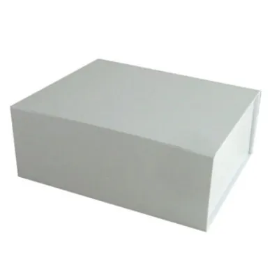 Boîtes aimantées - blanc brillant - 27 x 21 x H 10,5 cm - par 5 - Boites aimantées