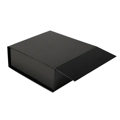 Boîtes aimantées - noir brillant - 31 x 25 x H 12,5 cm - par 5 - Boites aimantées-5