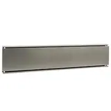 Fond pour tablette magazines - Ligne Store gris métallisé pas de 50 mm