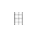 Grille d’exposition métal - Grille double cadre - noir - 80 × 50 cm - Paquet de 2 - Grilles murales