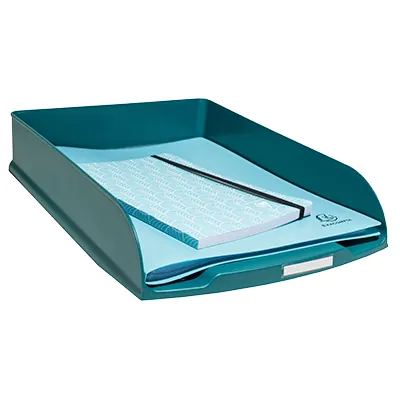 Corbeille à courrier Combo Styli Skandi bleu pacifique - Format A4+ - 500 feuilles - Corbeilles à courrier et revues-4