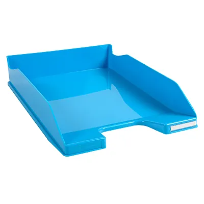 Corbeille à courrier Midi-Combo turquoise glossy - Format A4+ - 500 feuilles - Corbeilles à courrier et revues