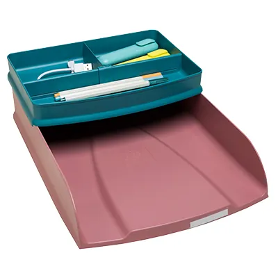 Corbeille à courrier Combo Styli Skandi vieux rose – Format A4+ - 500 feuilles - Corbeilles à courrier et revues-4