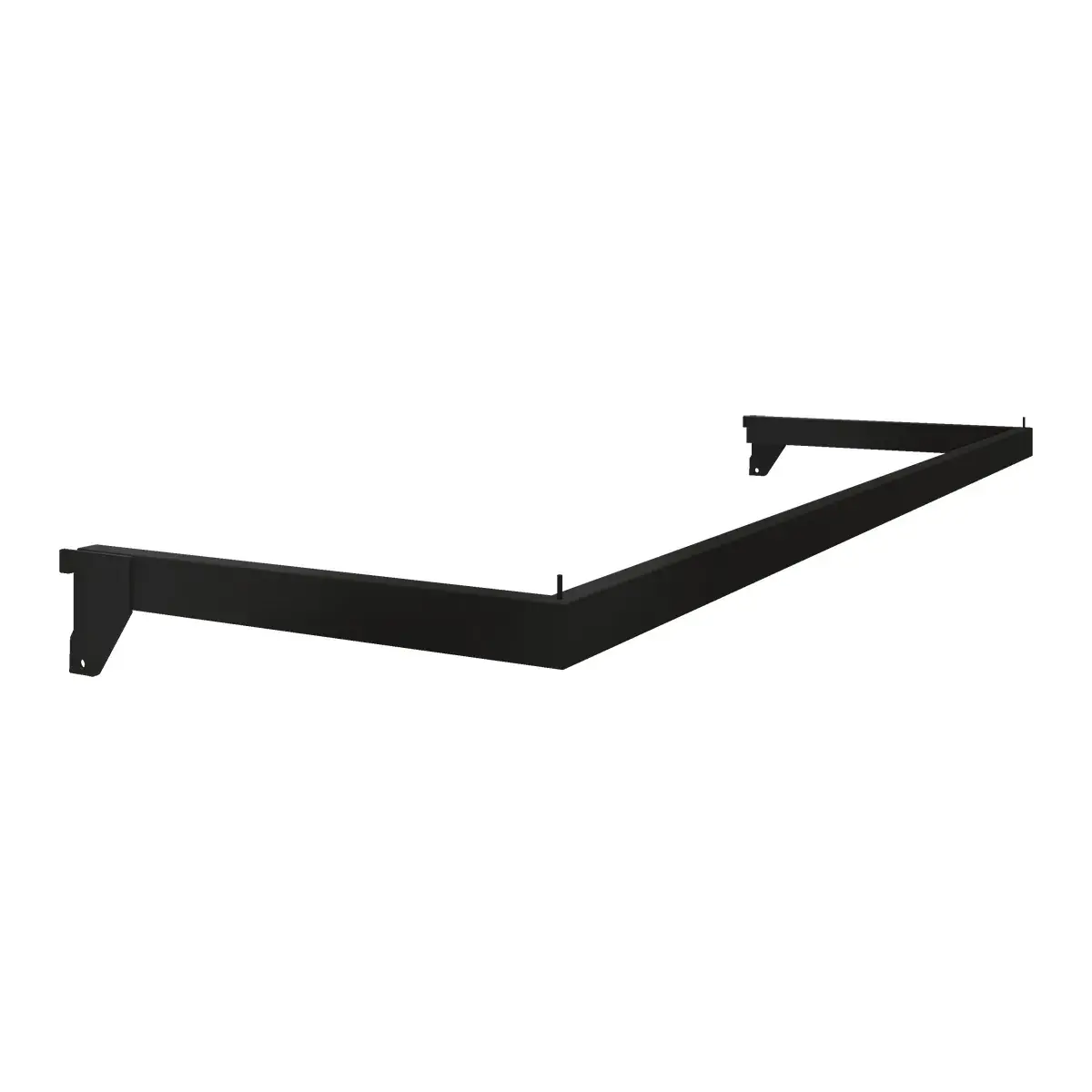 Barre de penderie - Ligne Square 25 noir