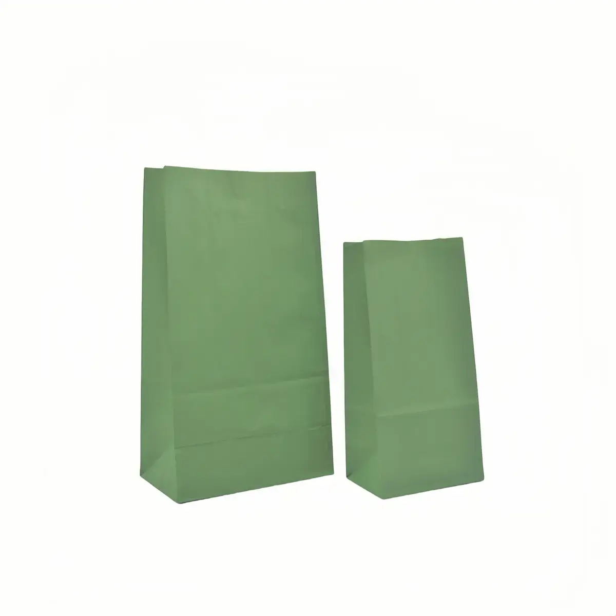 Pochette cadeau SOS kraft vert tilleul 9x6x18 cm 70 g/m² - Paquet de 250 - Pochettes SOS kraft-2